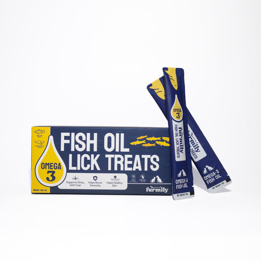 15Pcs Fish Oil Lick Treats Omega 3
